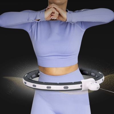 4. HHM15 HULA HOP BLACK Z MAGNESEM I OBCIĄŻNIKIEM + LICZNIK HMS