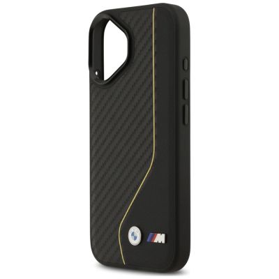 6. Etui BMW M Carbon Line & Logo MagSafe na iPhone 17 - żółte