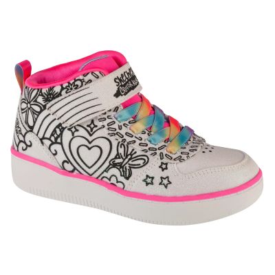 Skechers Sport Court 92 - Color Me Kicks 302213L-WMLT Białe 27