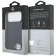 8. Etui Mercedes Leather Laurel Leaves Stripes MagSafe na iPhone 17 Pro Max - niebieskie