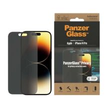 Szkło PanzerGlass Classic Fit prywatyzujące antybakteryjne na iPhone 14 Pro