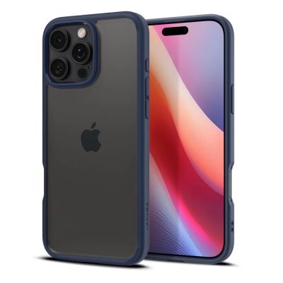 3. Etui Spigen Ultra Hybrid na iPhone 16 Pro - niebieskie