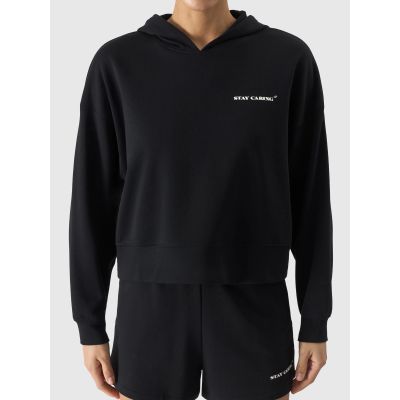 Bluza dresowa nierozpinana z kapturem damska 4F 4FWSS24TSWSF1003-20S