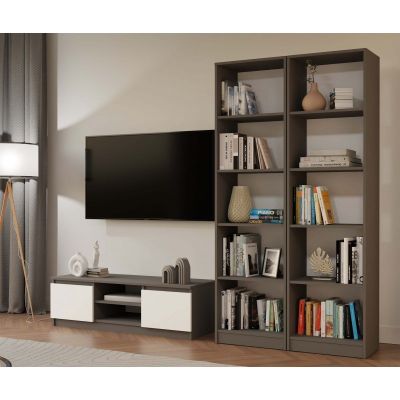 9. REGAŁ NA KSIĄŻKI 50 CM ANTRACYT