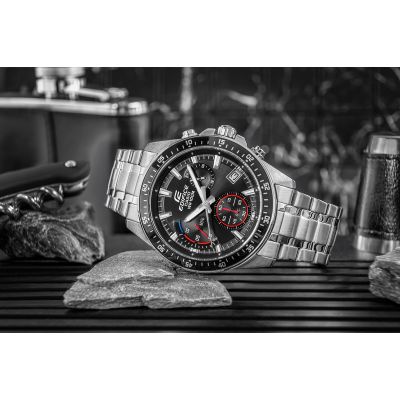 5. Zegarek Męski CASIO EDIFICE EFV-540D-1AVUEF + BOX