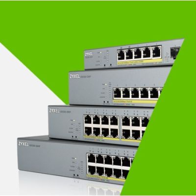 5. Switch Zyxel GS1350-26HP 26p PoE (PoE+: 24;) 375W Managed Gigabit