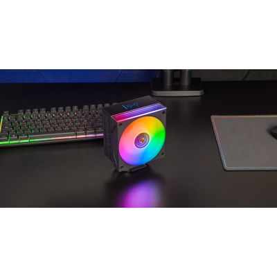 6. TACENS MARS MCPU-LCD 120 PWM 300W TDP LCD BK- chłodzenie CPU