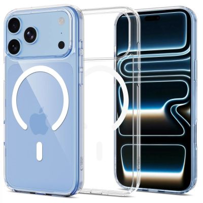 2. Etui Tech-Protect FlexAir Hybrid MagSafe + Szkło hartowane Tech-Protect Glass Fit+ 2-Pack na iPhone 18 Pro Max / 17 Pro Max - przezroczyste