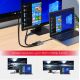 6. UNITEK V1304A adapter kablowy 0,15 m USB Typu-A HDMI + VGA (D-Sub) Szary