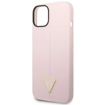 6. Etui Guess Silicone Triangle na iPhone 14 Plus - fioletowe