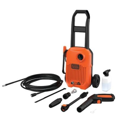 6. Black & Decker BEPW1650-QS podkładka ciśnieniowa Kompaktowy Prąd elektryczny 330 l/h Pomarańczowy