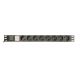 GEMBIRD LISTWA ZASILAJĄCA RACK 19" PDU EG-PDU-014-C14 1U, 10A, 8X SCHUKO, WTYK C14, KABEL 3M