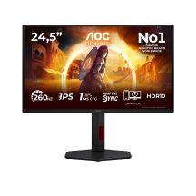 AOC G4 25G4ZR monitor komputerowy 62,2 cm (24.5") 1920 x 1080 px Czarny, Czerwony