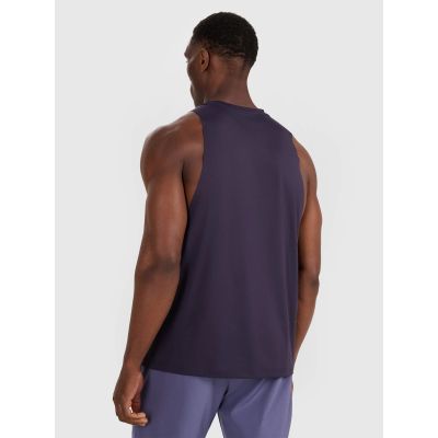 2. Tank top treningowy szybkoschnący męski 4F 4FWAW25TFSLM554-30S