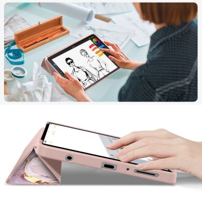 8. Etui TechProtect SmartCase na Samsung Galaxy Tab A9 / A11 8.7 X110 / X115 / X133 / X135 - wielokolorowe