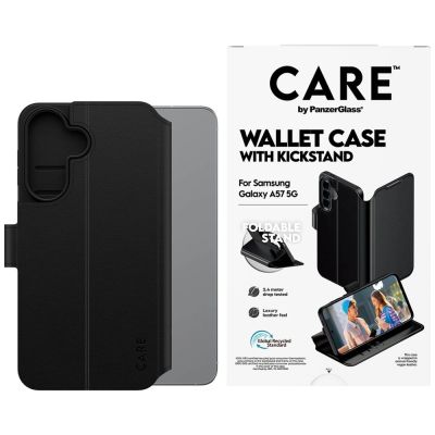 3. Etui CARE by PanzerGlass Feature Wallet Kickstand na Samsung Galaxy A57 - czarne