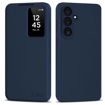 Etui Tech-Protect Smart Wallet na Samsung Galaxy S26 FE - granatowe matowe