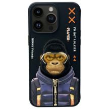 Etui Nimmy Cool&Cute 2.0 Monkey na iPhone 15 Pro Max - czarne