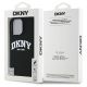 8. Etui DKNY Silicone White Printed Logo MagSafe na iPhone 16 Pro Max - czarne