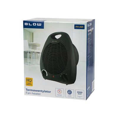 3. BLOW TERMOWENTYLATOR 2000W FH-A01 FARELKA CZARNA