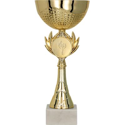 2. Puchar metalowy złoty