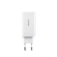 6. Ładowarka sieciowa Joyroom JR-TG10 65W GaN 2x USB-C + USB-A z kablem 100W USB-C - USB-C 1.2m - biała