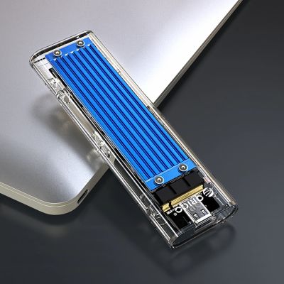 7. Kieszeń dyskowa Orico TCM2-C3 M.2 NVME na USB-C 10Gb/s - niebieska