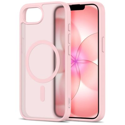 2. Etui Tech-Protect BasicMag MagSafe na iPhone 16e / 17e - różowe matowe