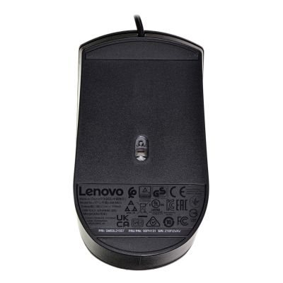 4. Mysz Lenovo 300 USB Mouse GX30M39704 (optyczna; 1600 DPI; kolor czarny