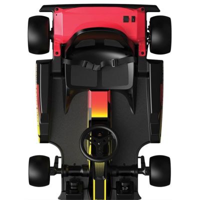 9. Razor Ground Force Elite - Gokart elektryczny, czarno-czerwony