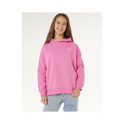 6. Bluza dziewczęca RIP CURL Surf Puff Hood-Girl różowa