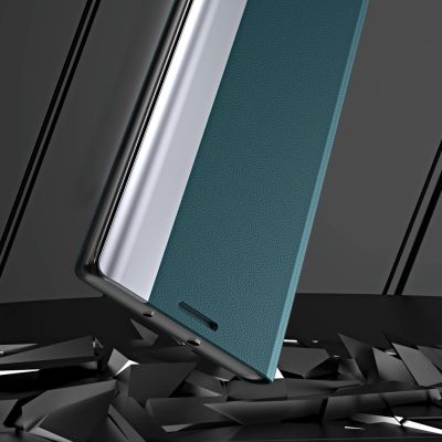 8. Sleep Case Pro etui do Xiaomi Redmi 11A / Poco C55 / Redmi 12C z klapką podstawka czarne