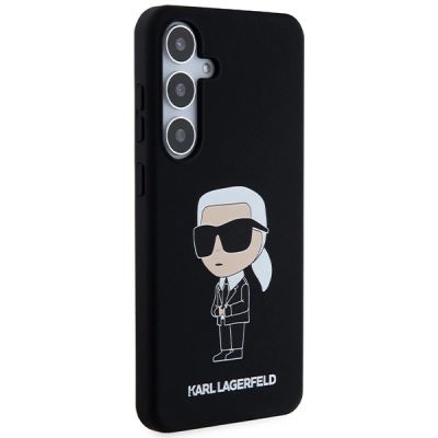 4. Etui Karl Lagerfeld Silicone Ikonik na Samsung Galaxy S24 - czarne