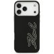 3. Etui Karl Lagerfeld FW Grained Signature Logo na iPhone 17 Pro Max - czarne