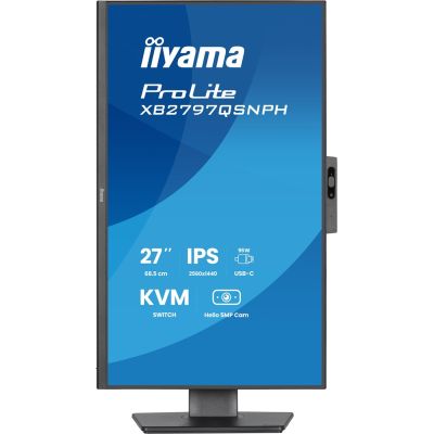 5. iiyama ProLite XB2797QSNPH-B1 27IN IPS LCD 4MS 2560X1440 350CD/M2 HDMI/DP/USB 2 monitor komputerowy 68,6 cm (27") 2560 x 1440 px Quad HD Czarny