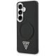 2. Etui Guess Embossed Ring Triangle Logo MagSafe na Samsung Galaxy S26 - czarne