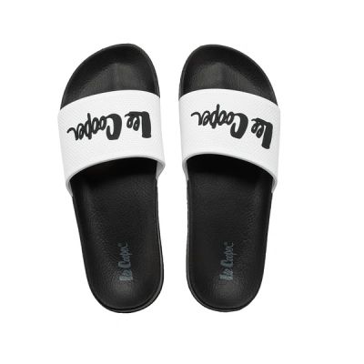 5. Lee Cooper buty sportowe męskie laczki wsuwane klapki wygodne lekkie czarne białe