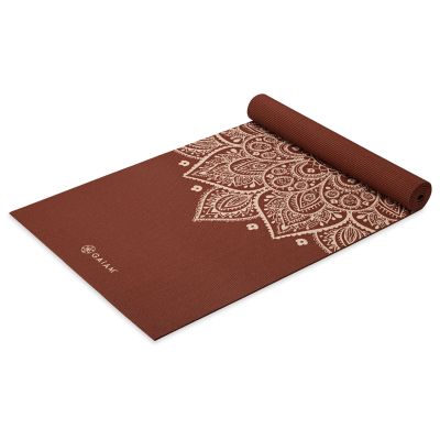 8. Mata do Jogi Gaiam Intense Rust Sundial Flower 5mm 65733