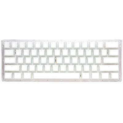 12. Ducky One 3 Aura White Mini Kailh Jel US klawiatura Gaming USB QWERTY Amerykański międzynarodowy Biały