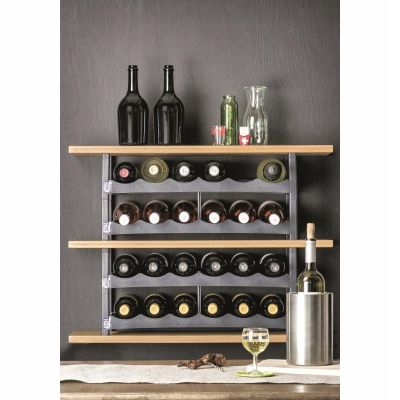 5. ROTHO Regał na wino VARIO antracyt