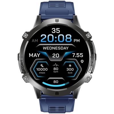 5. Smartwatch Gravity Czarny Pasek + Bransoleta GT42-2