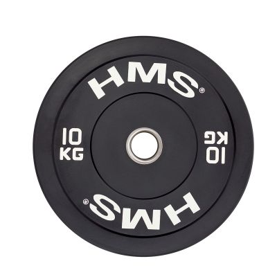 27. Talerz olimpijski HMS BLACK BUMPER 10 kg BBR10 