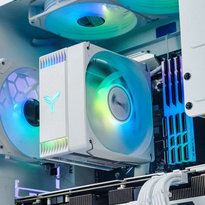 4. Jonsbo CR-1000 EVO CPU cooler 12cm ARGB Biały 1szt.