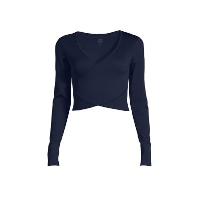 2. Koszulka CASALL Seamless Rib Wrap Longsleeve core blue