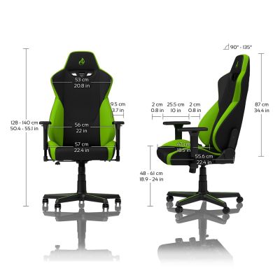 3. Nitro Concepts S300 Wyściełane siedzisko tapicerowane Wyściełane oparcie tapicerowane