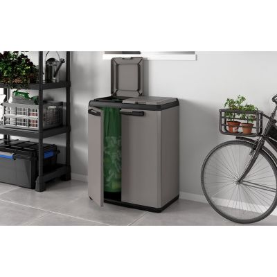 3. Keter Split Basic 220 l Prostokątny Plastik Szary