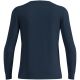 Koszulka termoaktywna z długim rękawem męska Odlo MERINO 200 BL TOP crew neck l/s granatowa   L