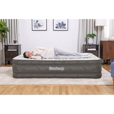 27. Bestway 69050 / 23 dmuchany materac Podwójny materac Szary, Biały Unisex