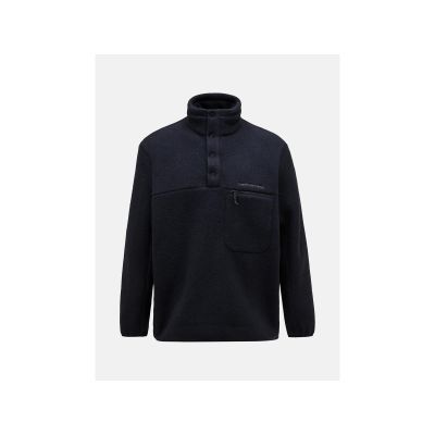 5. Bluza Peak Performance M Fleece Snap T-Neck czarny
