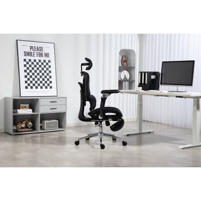 46. Activejet Fotel biurowy Ergonomiczny YK848 czarny